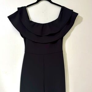 (NWT) Fashion Nova | Black Reacy to Ruffle Jumpsuit